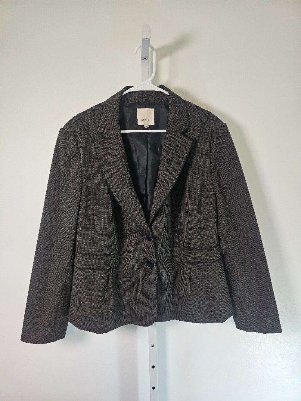 Sejour Blazer Brown Academia Twee Office Single Breasted 16W